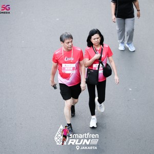 Race photo from SMARTFREN RUN 2026
