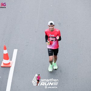 Race photo from SMARTFREN RUN 2026