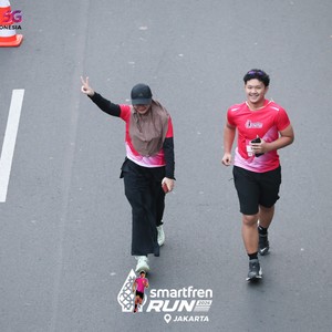 Race photo from SMARTFREN RUN 2026