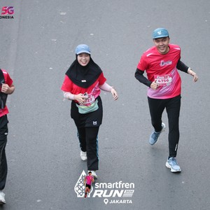 Race photo from SMARTFREN RUN 2026