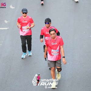Race photo from SMARTFREN RUN 2026