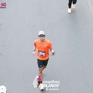 Race photo from SMARTFREN RUN 2026