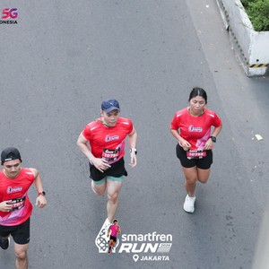Race photo from SMARTFREN RUN 2026