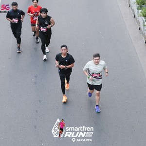 Race photo from SMARTFREN RUN 2026