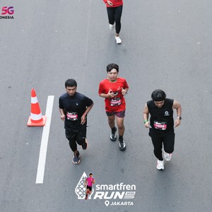 Race photo from SMARTFREN RUN 2026