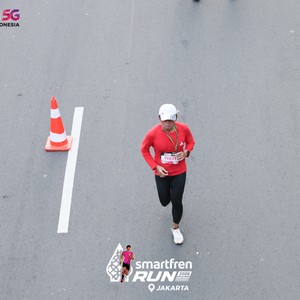 Race photo from SMARTFREN RUN 2026