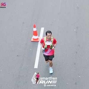 Race photo from SMARTFREN RUN 2026