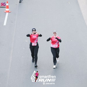 Race photo from SMARTFREN RUN 2026