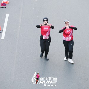 Race photo from SMARTFREN RUN 2026