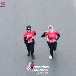 Race photo from SMARTFREN RUN 2026