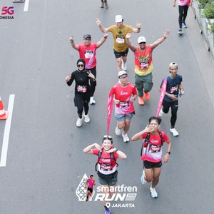 Race photo from SMARTFREN RUN 2026