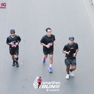 Race photo from SMARTFREN RUN 2026