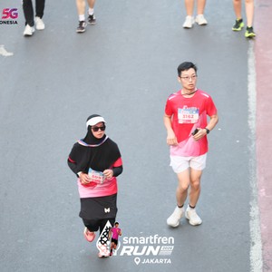 Race photo from SMARTFREN RUN 2026