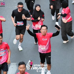 Race photo from SMARTFREN RUN 2026