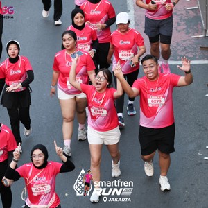 Race photo from SMARTFREN RUN 2026
