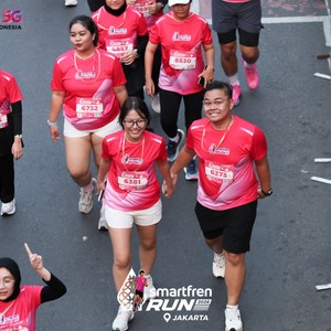 Race photo from SMARTFREN RUN 2026