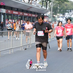 Race photo from SMARTFREN RUN 2026