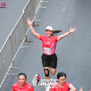 Race photo from SMARTFREN RUN 2026