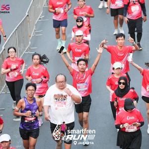 Race photo from SMARTFREN RUN 2026