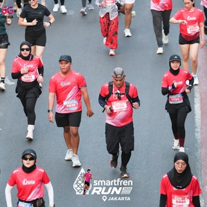Race photo from SMARTFREN RUN 2026