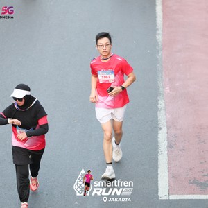 Race photo from SMARTFREN RUN 2026