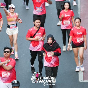 Race photo from SMARTFREN RUN 2026