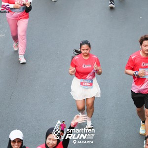 Race photo from SMARTFREN RUN 2026