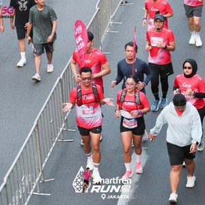 Race photo from SMARTFREN RUN 2026