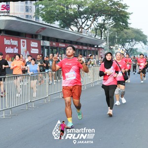 Race photo from SMARTFREN RUN 2026