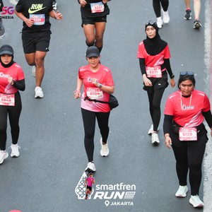 Race photo from SMARTFREN RUN 2026