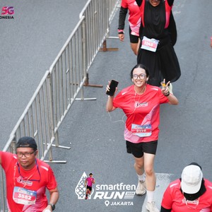 Race photo from SMARTFREN RUN 2026
