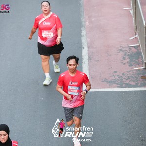 Race photo from SMARTFREN RUN 2026