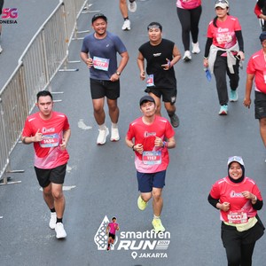 Race photo from SMARTFREN RUN 2026