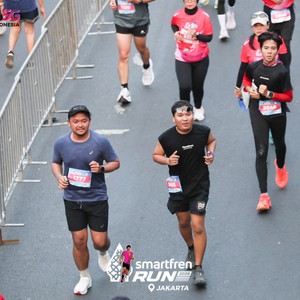 Race photo from SMARTFREN RUN 2026
