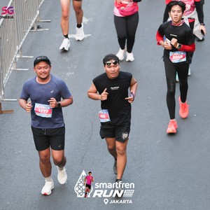 Race photo from SMARTFREN RUN 2026