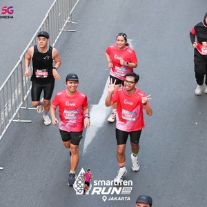 Race photo from SMARTFREN RUN 2026