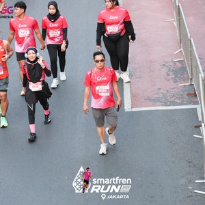 Race photo from SMARTFREN RUN 2026