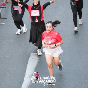 Race photo from SMARTFREN RUN 2026