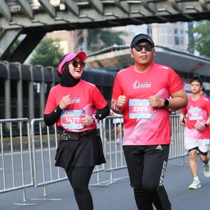 Race photo from SMARTFREN RUN 2026