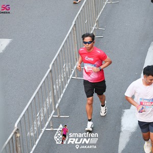 Race photo from SMARTFREN RUN 2026