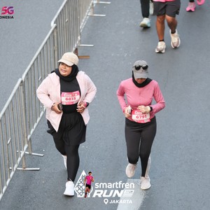 Race photo from SMARTFREN RUN 2026