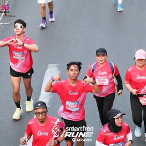 Race photo from SMARTFREN RUN 2026