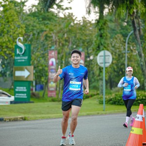 Race photo from BOGORUN 2026