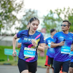 Race photo from BOGORUN 2026