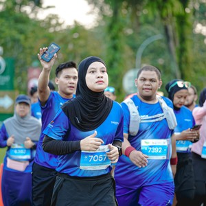 Race photo from BOGORUN 2026
