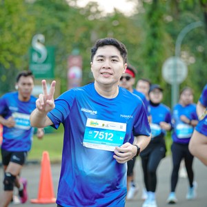 Race photo from BOGORUN 2026