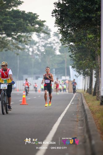 Race photo from BAF LIONS RUN 2024