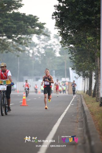 Race photo from BAF LIONS RUN 2024