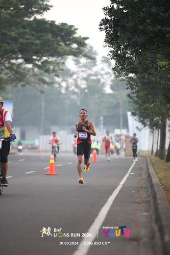 Race photo from BAF LIONS RUN 2024