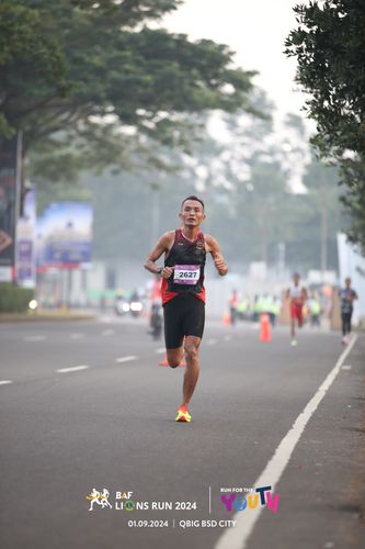 Race photo from BAF LIONS RUN 2024